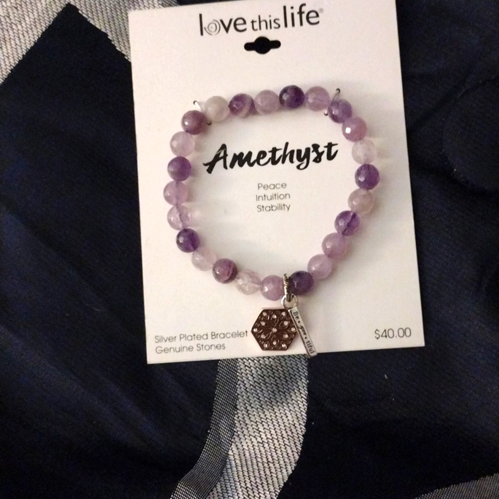 Amethyst bracelet